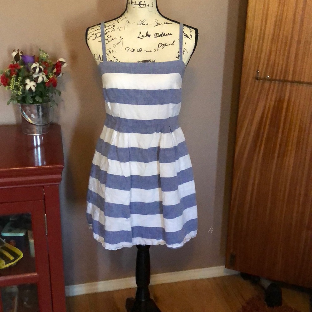 Loft fit and flare dress.